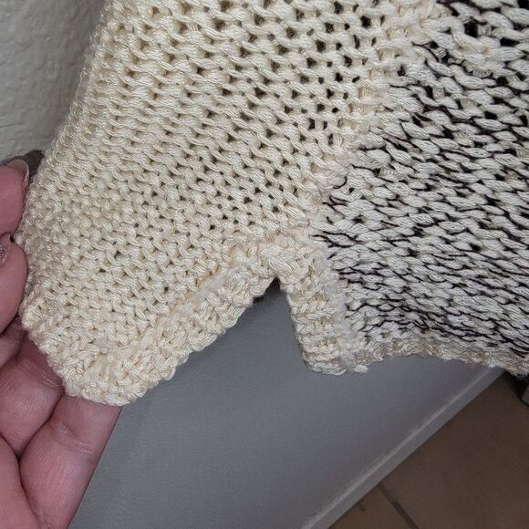 One World Chunky Knit scooped neck sweater Size Large - Picture 5 of 7